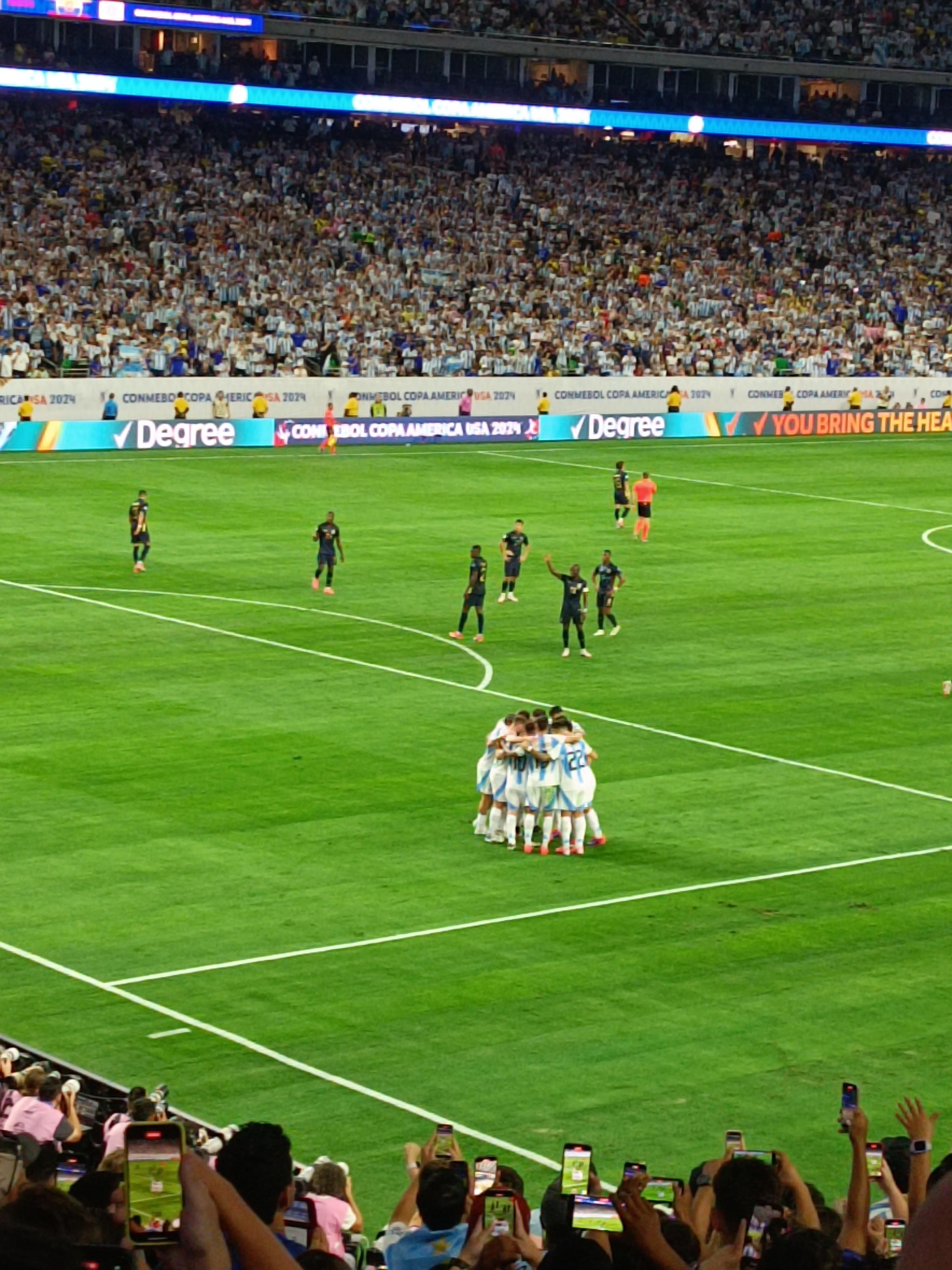 美洲杯 1/4 决赛,阿根廷常规时间1:1,点球大战4:2战胜厄瓜多尔,如何