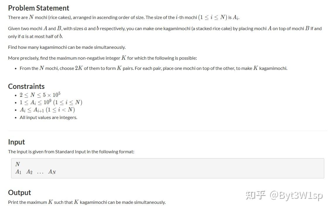 Atcoder Beginner Contest AK题解 - 知乎