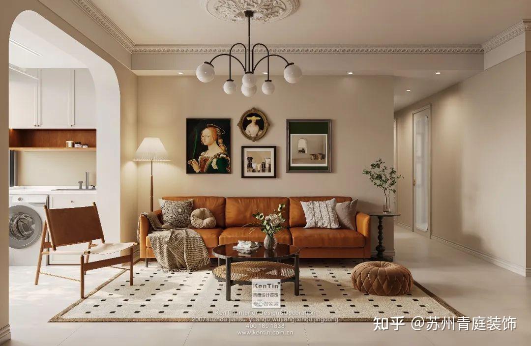 Kentin Design｜90㎡的复古法式 ，小户型做中古风真的太绝啦！ - 知乎