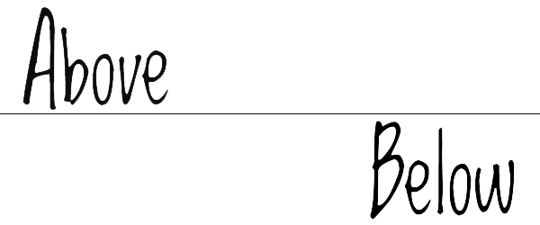 英语中表示“上下”的常用介词(三)—— above 和 below - 知乎