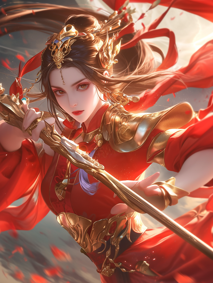 国风女将军,附咒语