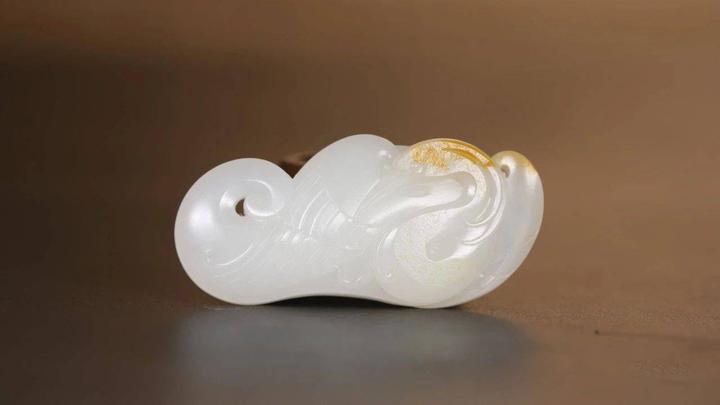 黄玉如意紋璜 和田玉 擺件 中国古玩美術唐物骨董 G3 黄玉如意紋璜 和田玉 擺件 中国古玩美術唐物骨董 G3