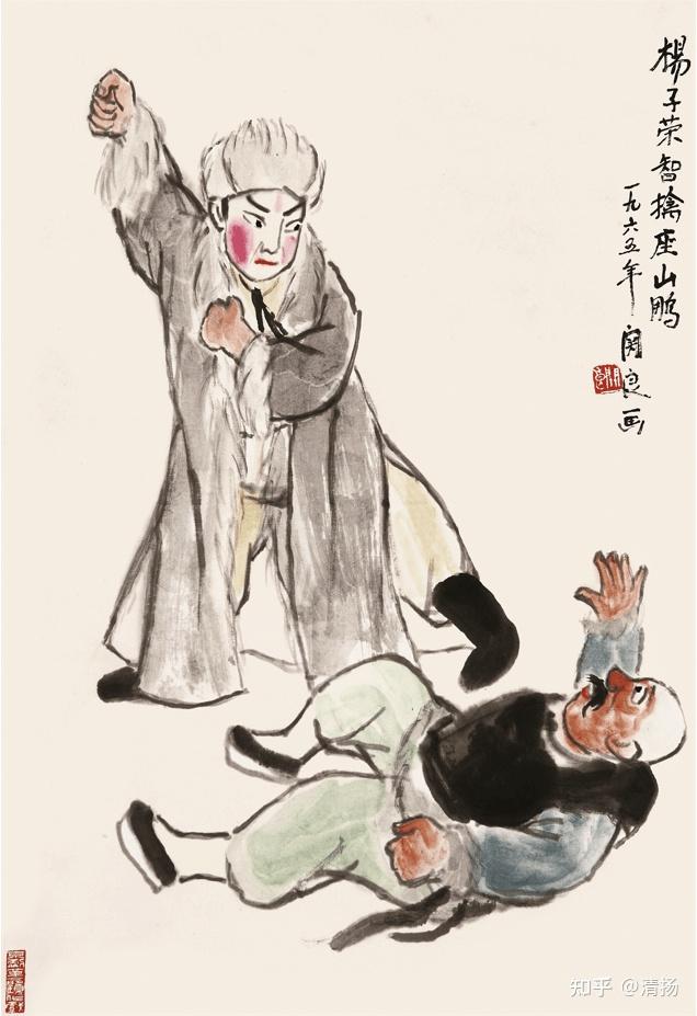 一代水墨大家:关良的戏曲水墨画 - 知乎