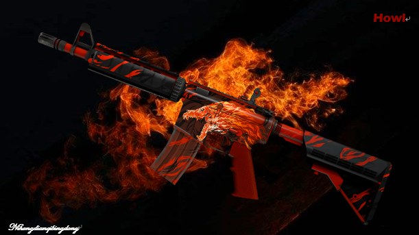 csgo丨m4a4 咆哮(howl)