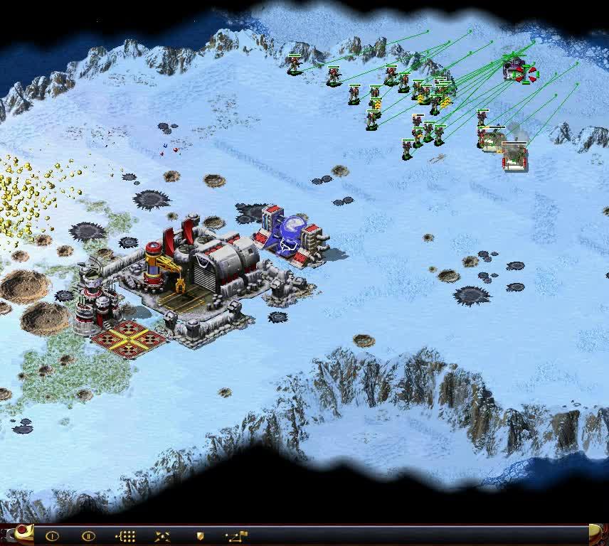 红色警戒2解放军开局飞行兵一波流