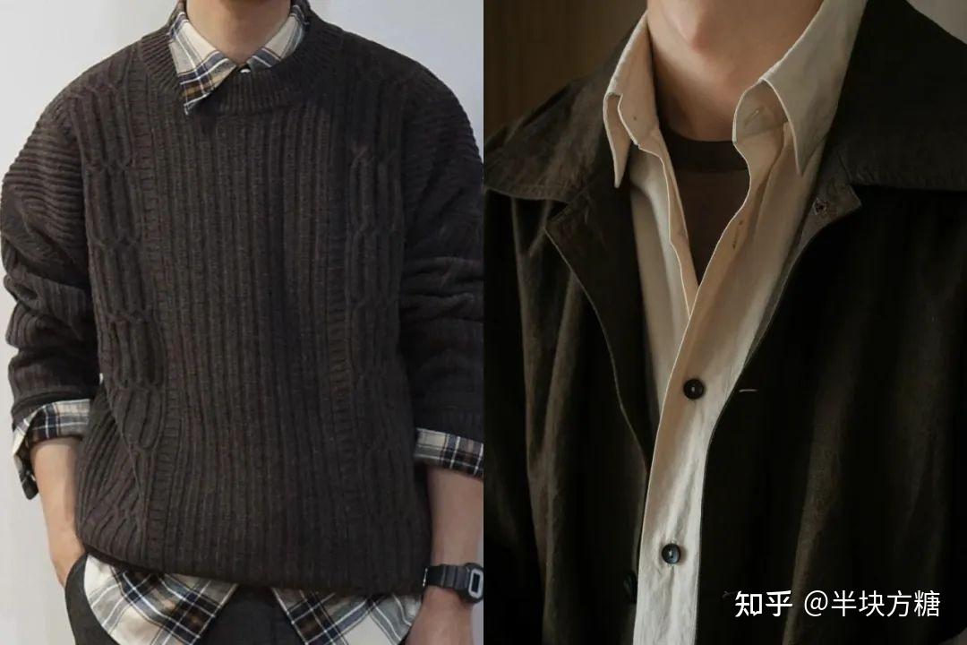 男生叠穿“潜规则”：4个秋冬衬衫叠穿公式，打造氛围感帅哥~（羽绒服丨棉服丨衬衫丨针织衫丨长裤） - 知乎