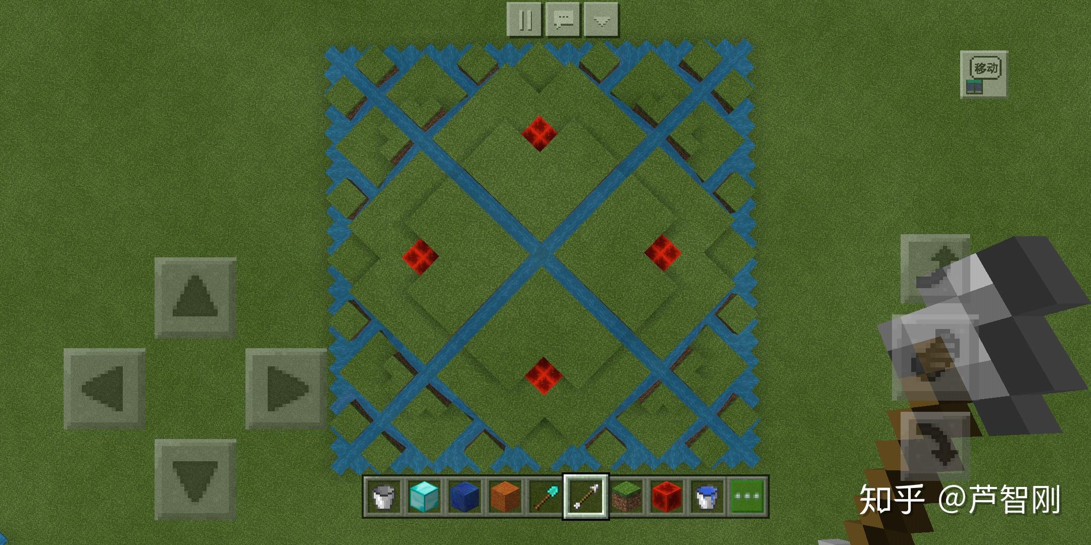 Minecraft 中只用一格水源，最多能灌溉多少耕地? - 知乎