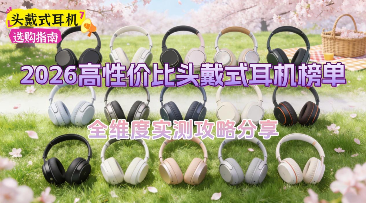 2026优质头戴式耳机推荐指南!头戴式耳机选购攻略分享:漫友、森海塞尔、索尼、声阔、苹果等十大热门头戴式耳机深度测评解析,新手小白别错过!