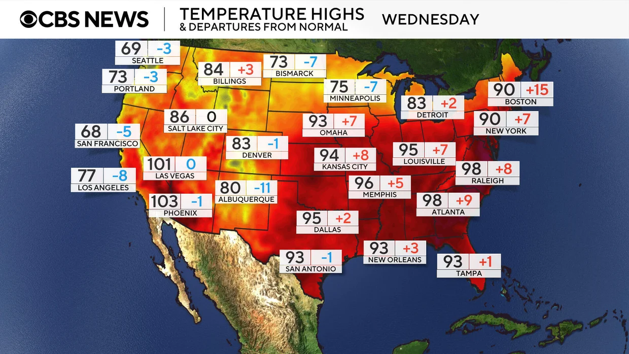 热浪影响美国东部逾千万人口- 知乎