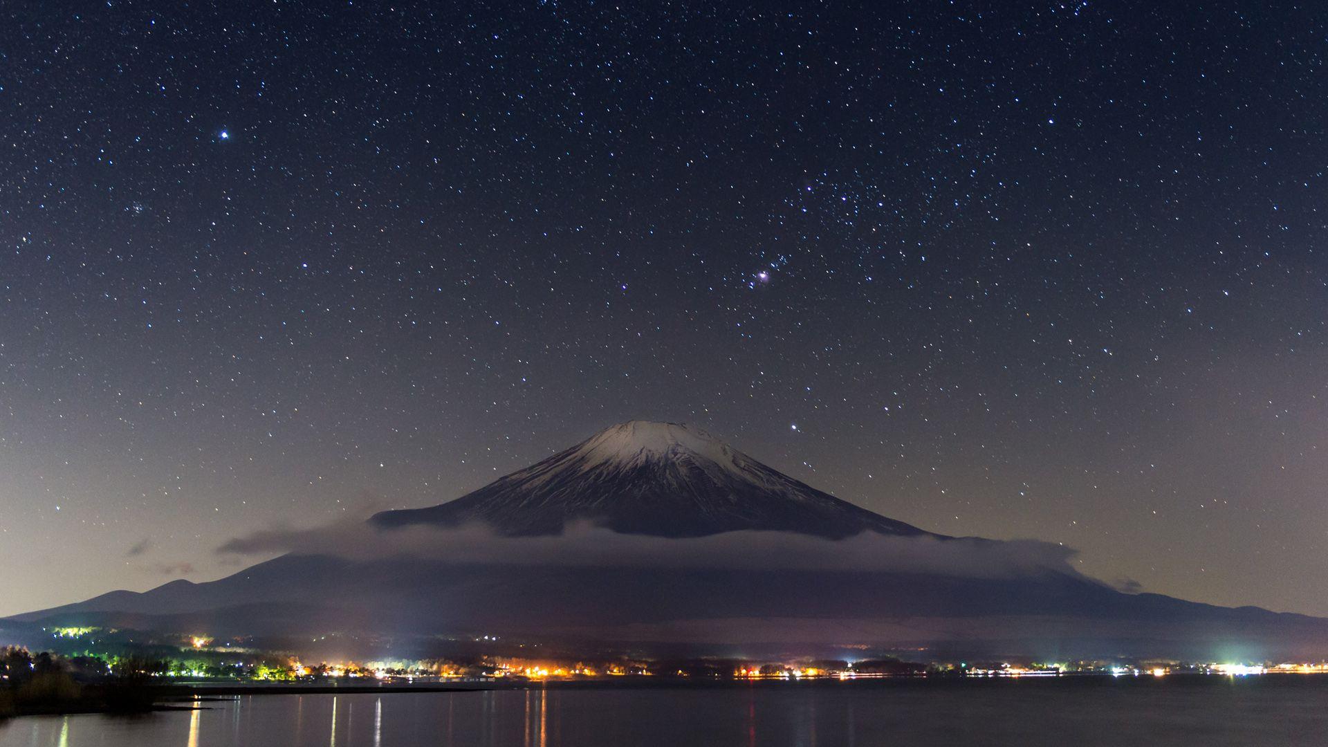 有没有什么平板用的大山星空壁纸?