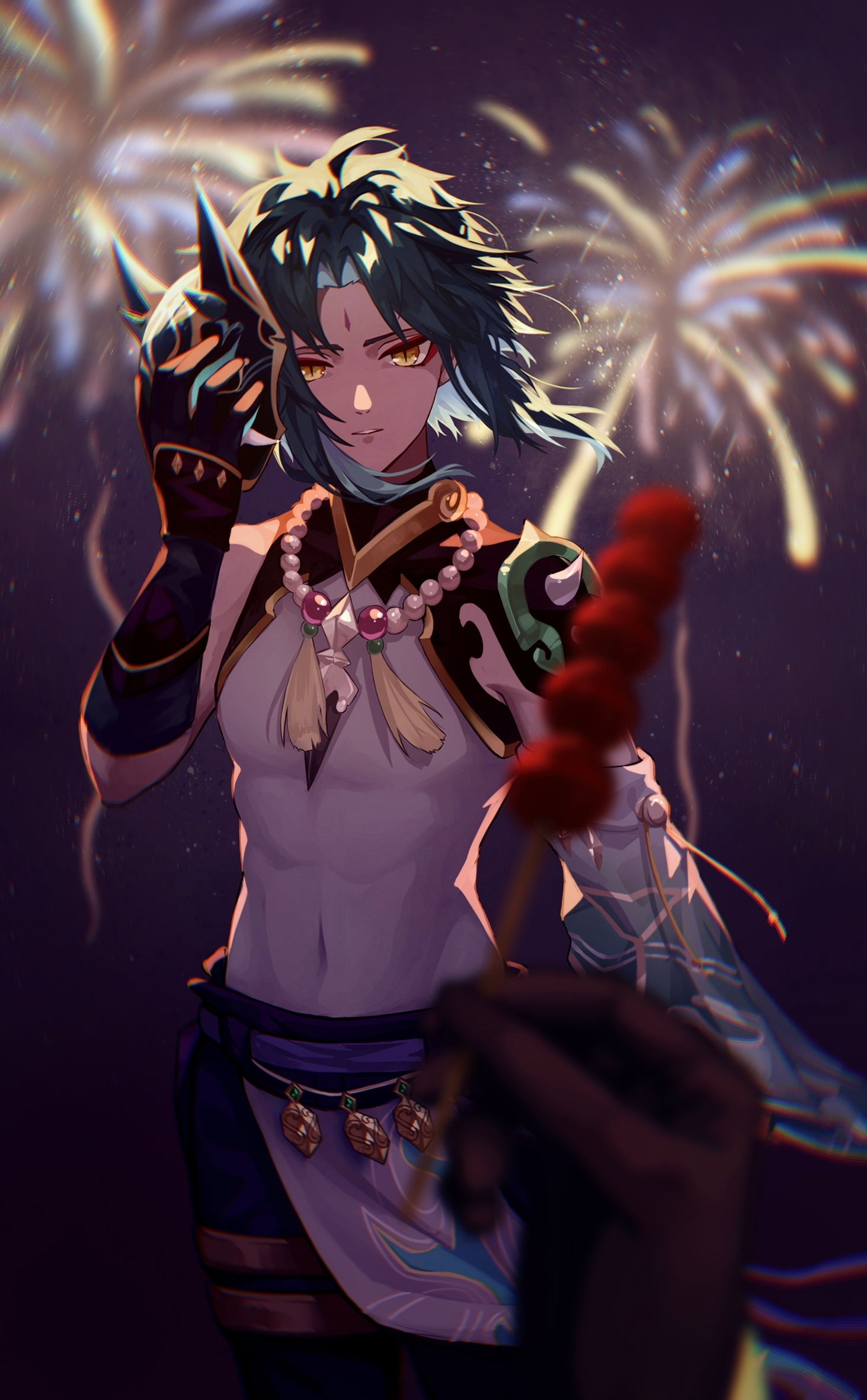 求原神魈高清美图无水印? - 知乎