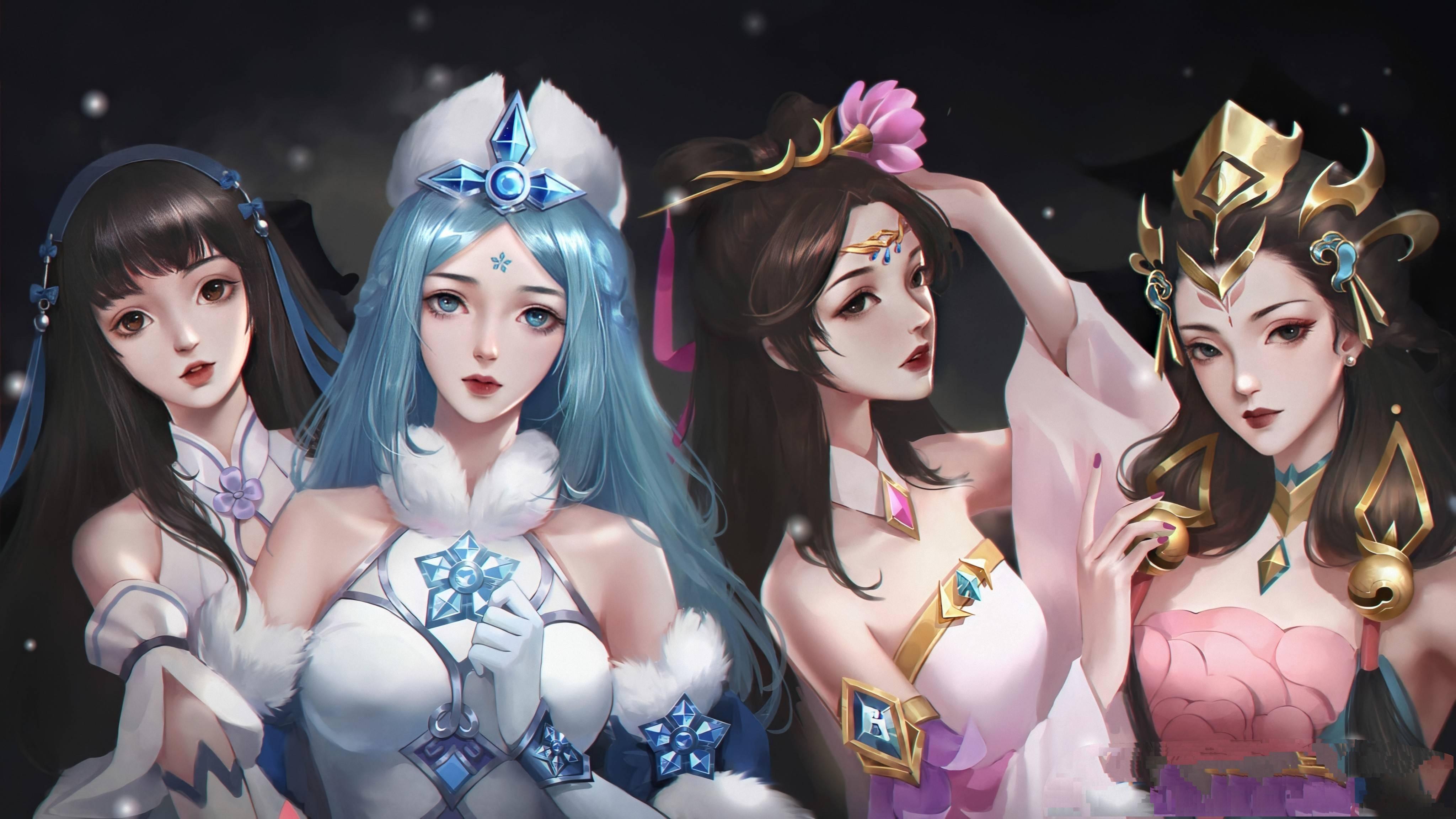 四美皮肤特效曝光,貂蝉庭院抛蓝月亮,昭君特效最敷衍