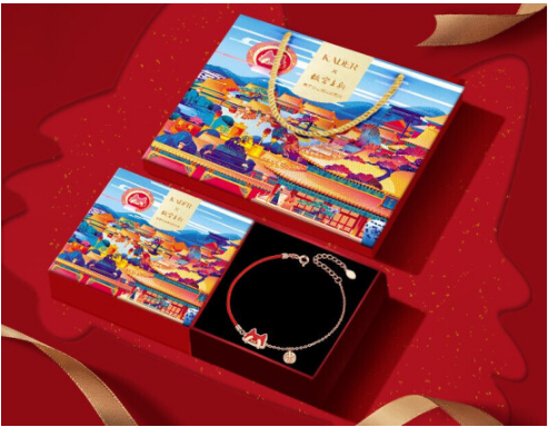 kader卡蒂罗故宫上新联名款925银御猫手链