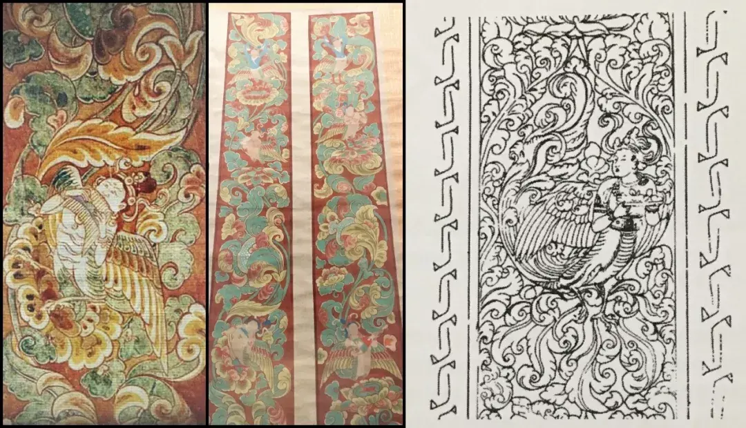 【琉球玩具】古倉保文　張子　厄除迦陵頻伽 箱有　郷土玩具 九州國立博物館