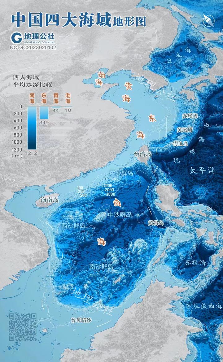 中国，四大海域有多深？ - 知乎