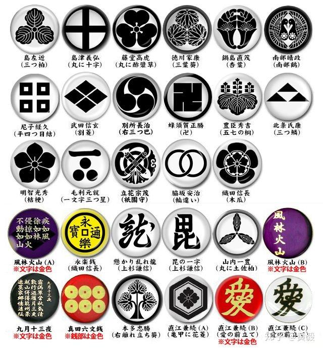 为什么欧洲和日本的大家族都有族徽或家徽却没有听说