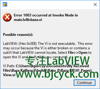 LabVIEW使用VI Server的时候出现1003错误 - 知乎