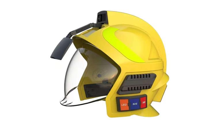 消防智能头盔红外热成像危险气体采集生命体征采集smarteye平台