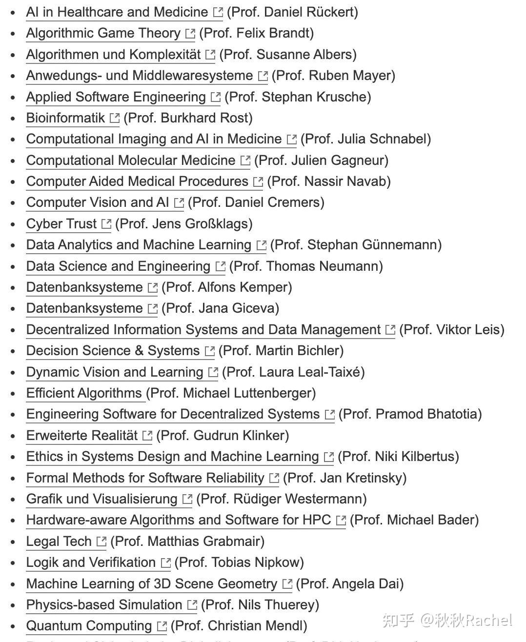 慕尼黑工大Informatik M.Sc.专业：体验一下被课程匹配度支配的恐惧- 知乎