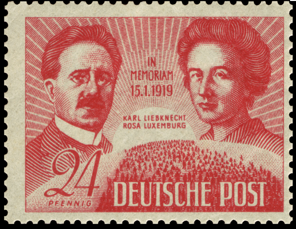 悼念卡尔李卜克内西和罗莎卢森堡