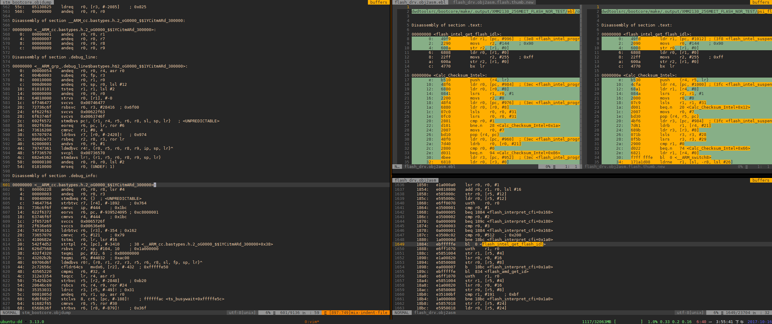 Ssh zsh xterm tmux vim 