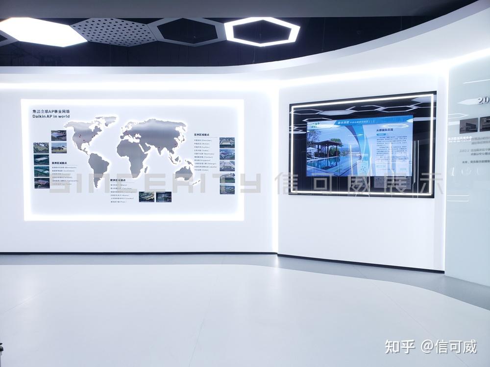 欣赏|15个高质量企业展厅设计案例合集 - 知乎
