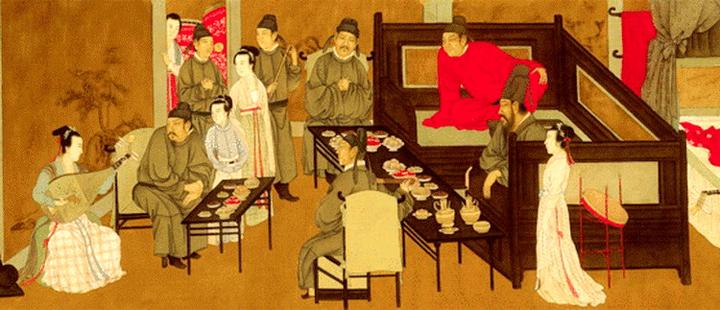 唐朝茶画：阎立本《萧翼赚兰亭图》——中国茶文化丹青开山之作- 知乎