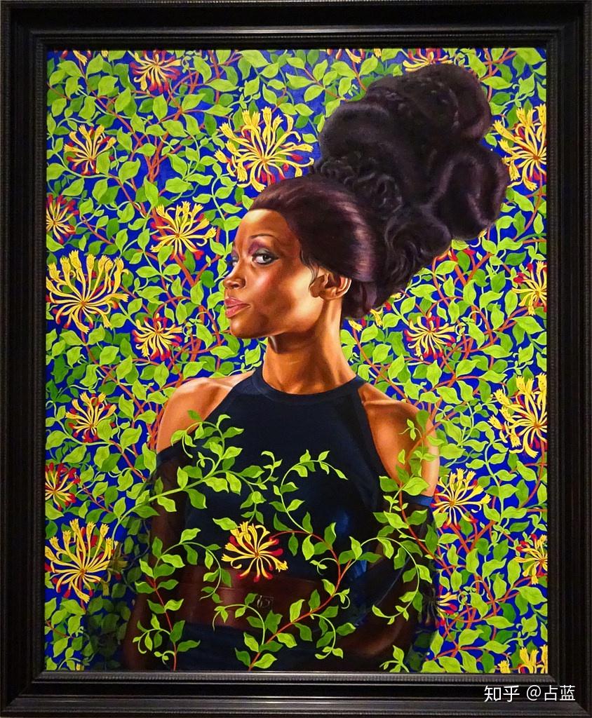 有大神能从kehindewiley的这幅油画中了解到什么给你的感受是什么