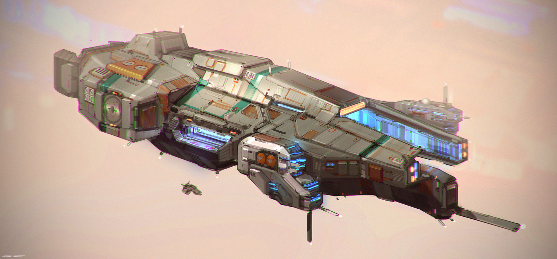 各位觉得一艘科幻架空世界的星舰该怎么设计呢