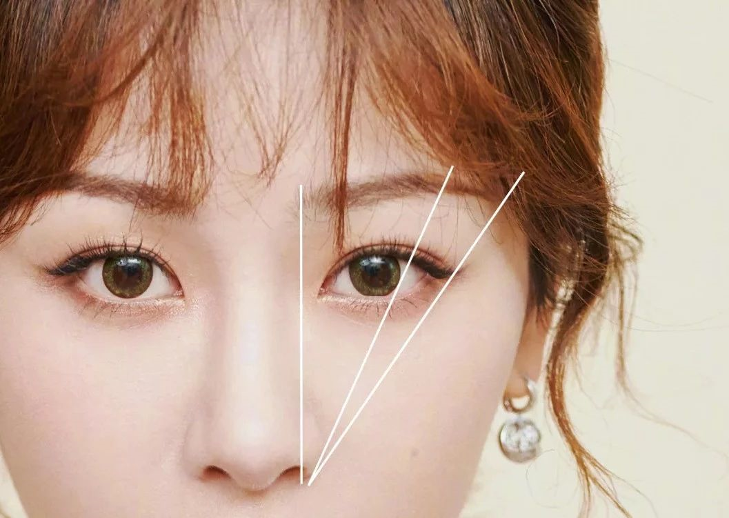 女生三角眉眉峰太高咋办怎么修眉画眉呀