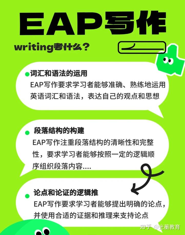 Eap Notes 留学生一定要会EAP写作公式!效果炸裂 - 知乎
