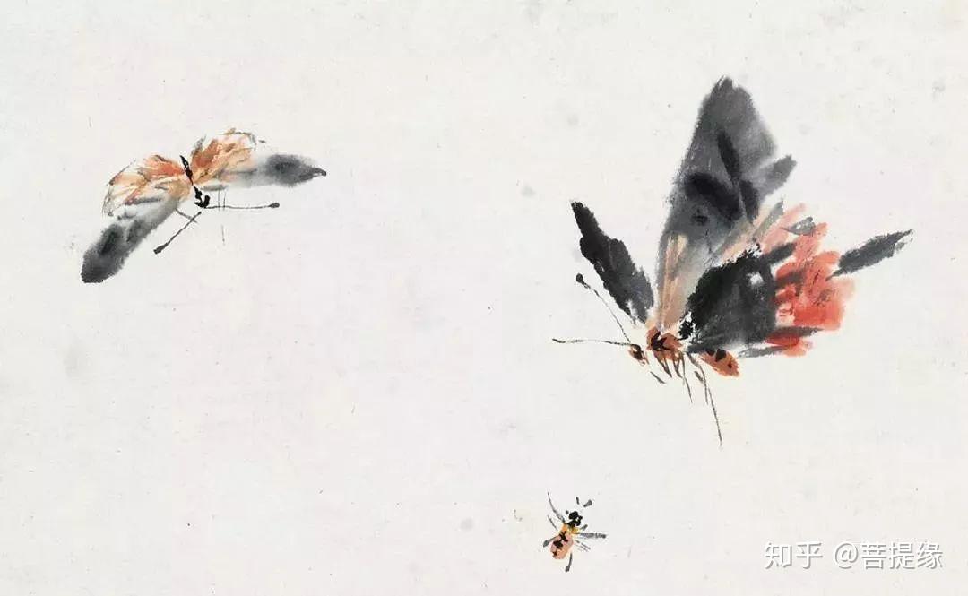 陳葆棣 魯燕 画帖 肉筆 花鳥 8図 鶏 金魚 蝶 虫 花 中国画 書 唐