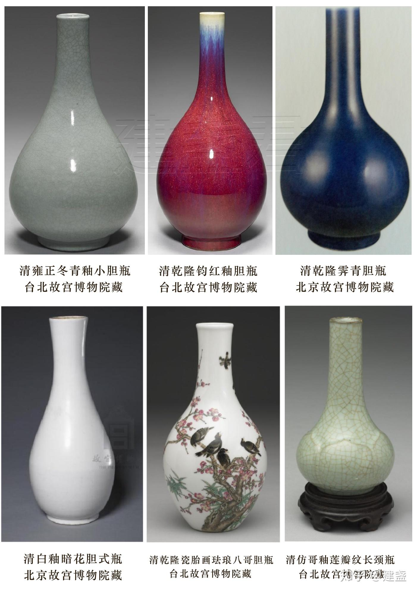 60图欣赏宋瓷玉壶春瓶、梅瓶、琮式瓶、胆式瓶、纸槌瓶、贯耳瓶- 知乎