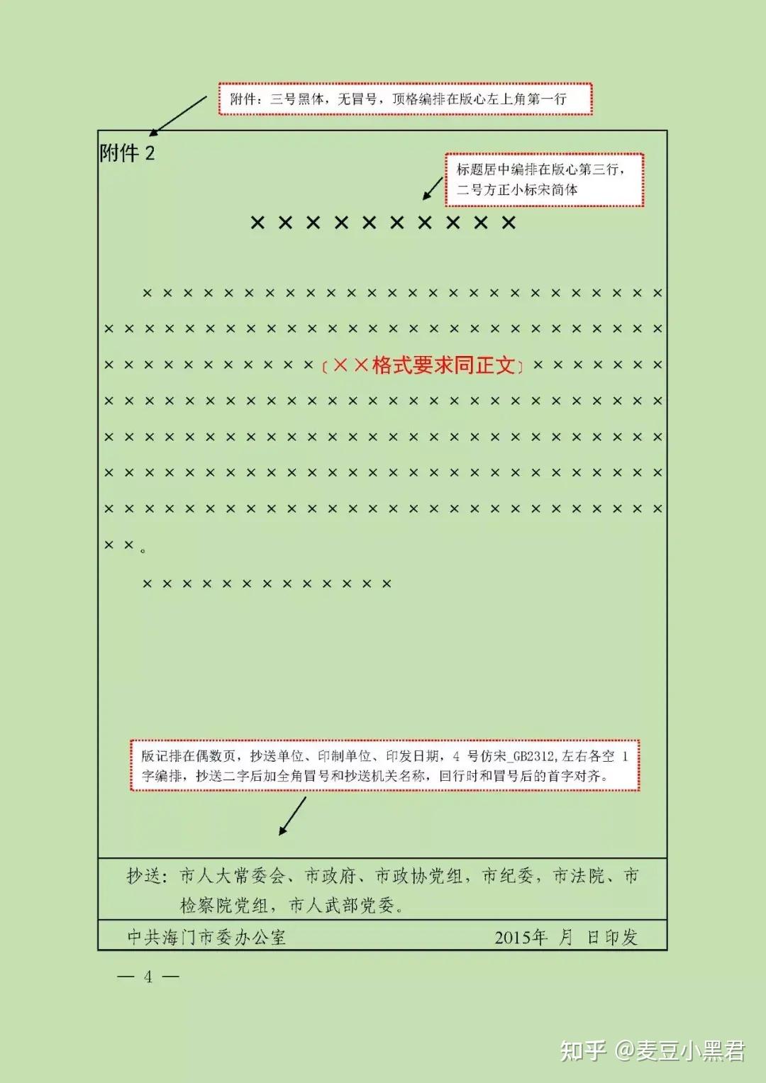 公文版记格式要求图片