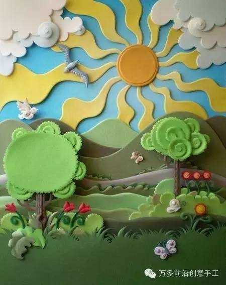 如何手工做一件立体海报