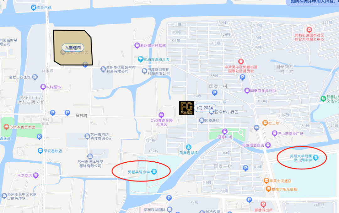 苏州买房选择:郭巷的龙湖九里璟园,还是吴中城南南边的绿城朗月滨河?