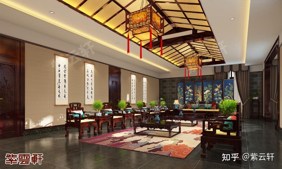 高端中式装修会所，东方意境之美，自带奢华与尊贵 - 知乎