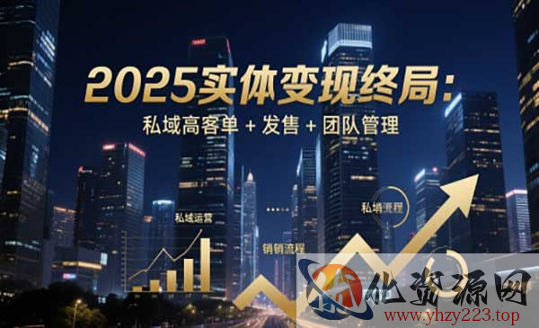 2025实体变现终局_wwz
