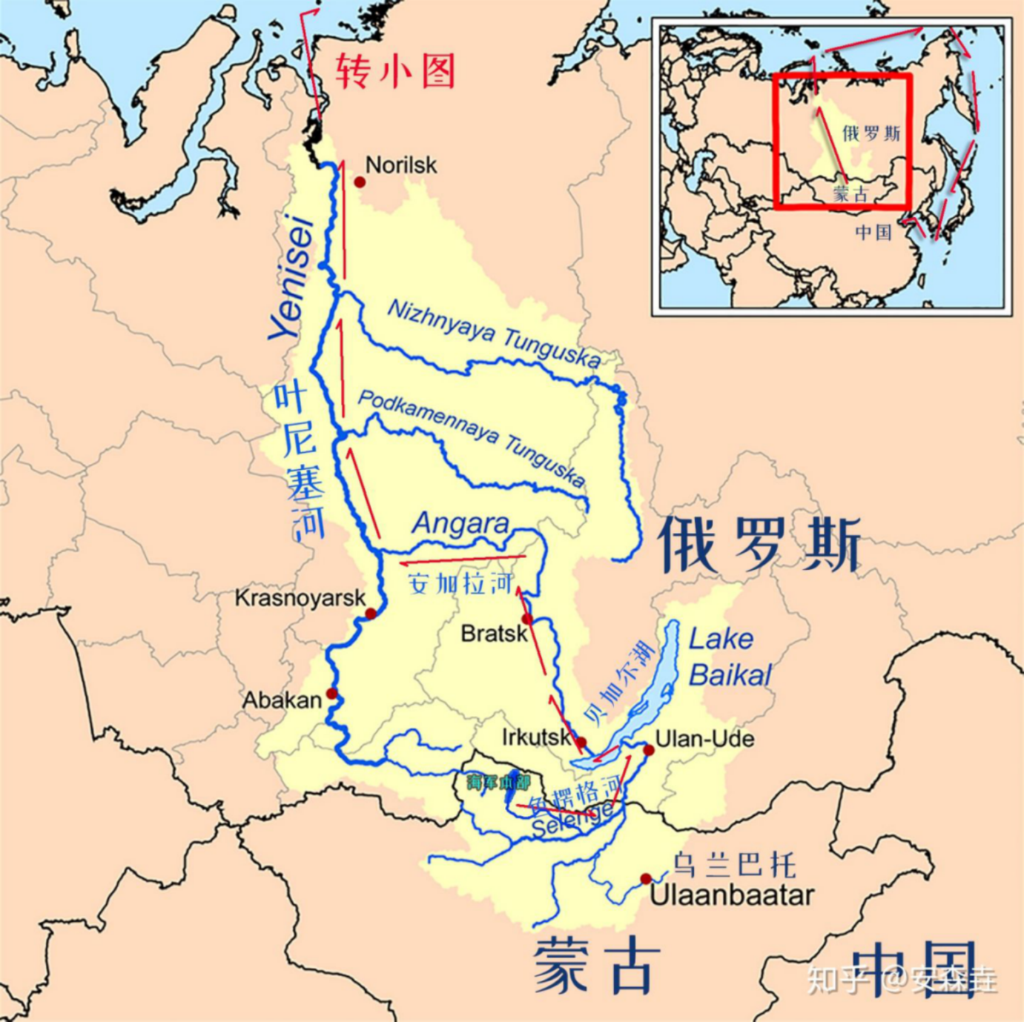 图 5：蒙古国海军本部奇袭天津制定的路线