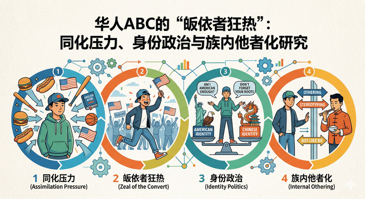 华人ABC的“皈依者狂热”:同化压力、身份政治与族内他者化研究 - 知乎