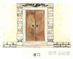 【中国建筑史知识干货13】——中国古代建筑大门细则 - 知乎