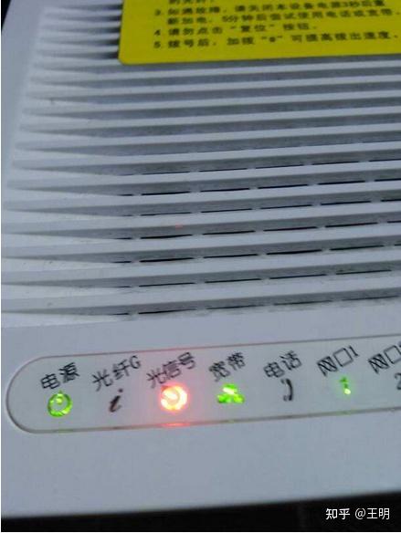 光猫的光信号闪红灯是什么情况? - 知乎