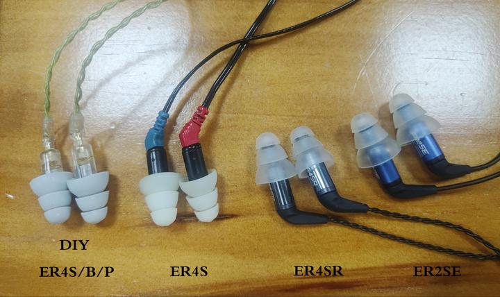 HiFi监听耳机ETYMOTIC/音特美ER4S,ER4SR,ER2SE以及DIY ER4B、ER4P