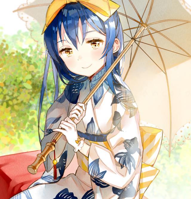 二次元和风小姑娘:亭亭玉立,气质优雅,真是太漂亮了!