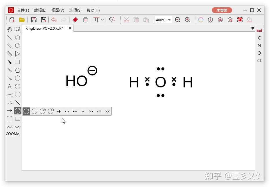 怎么用chemdraw画电子式？ - 知乎