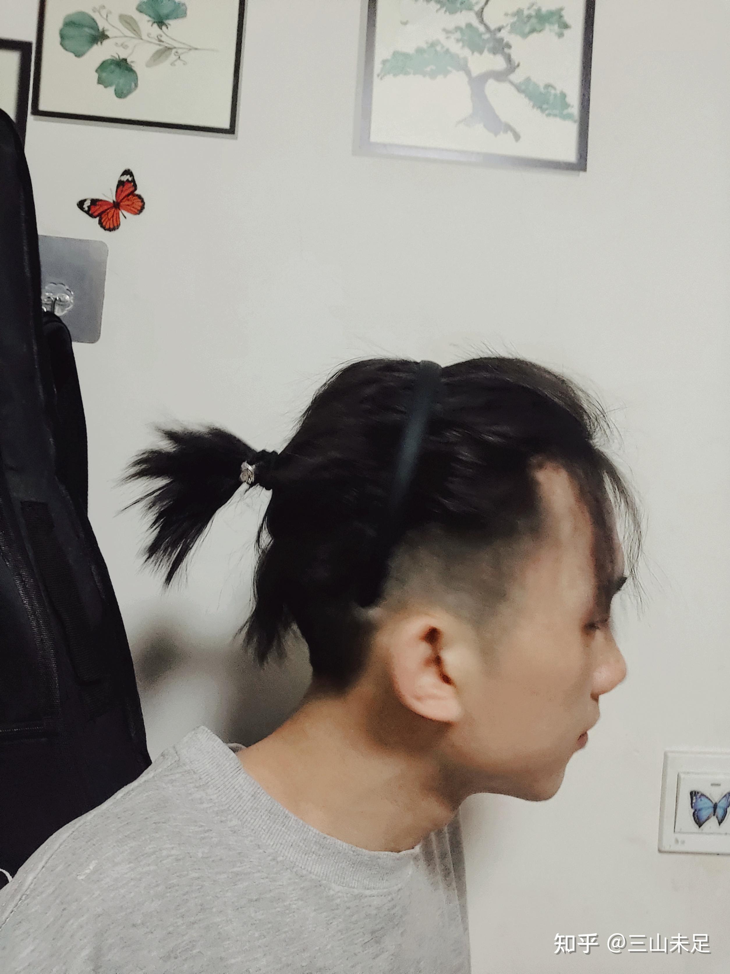 男生留长发需要推两边吗? - 知乎