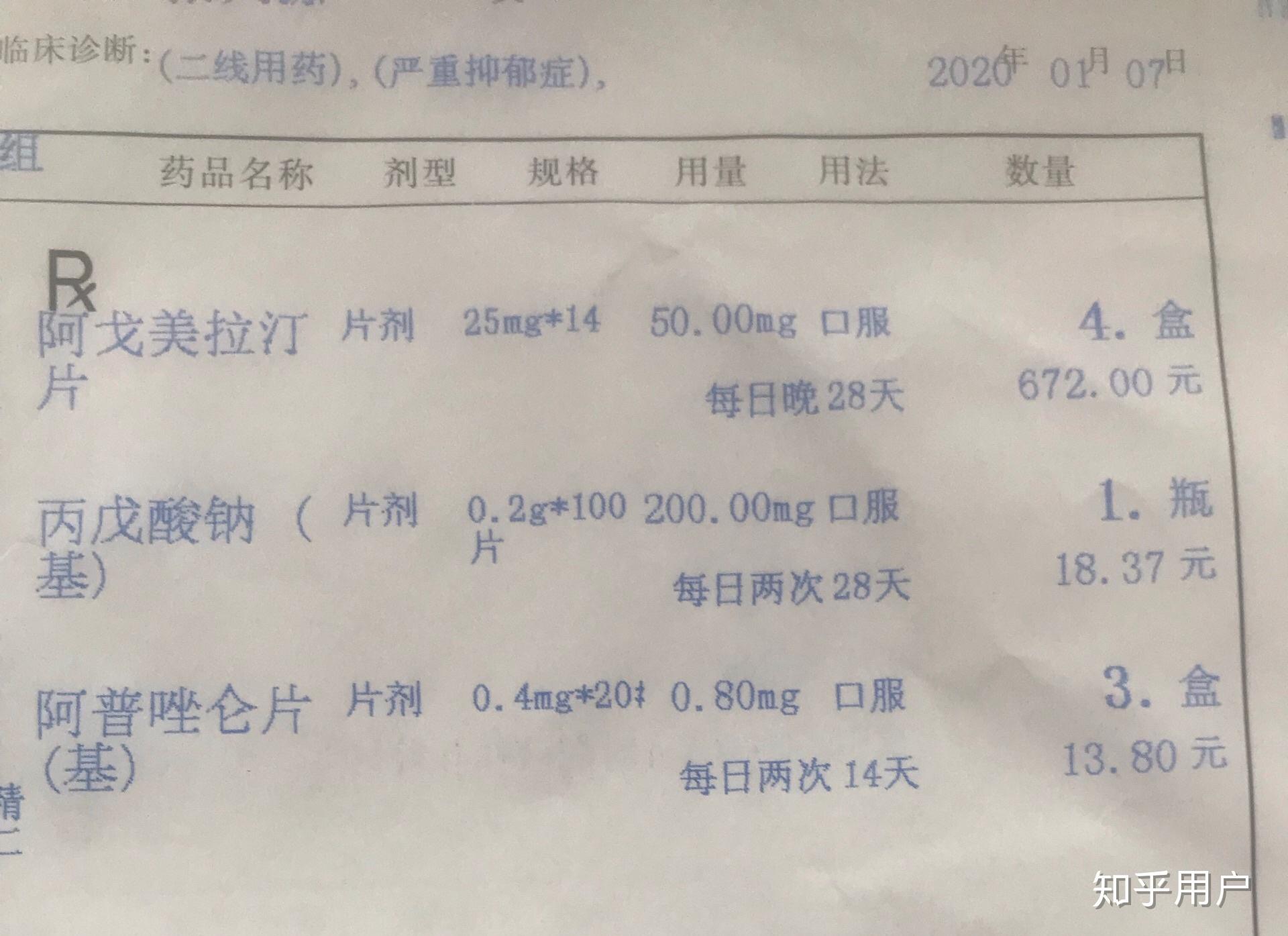 两片草酸艾司西酞普兰,一片阿普唑仑,两片安脑片,是什么程度的抑郁?