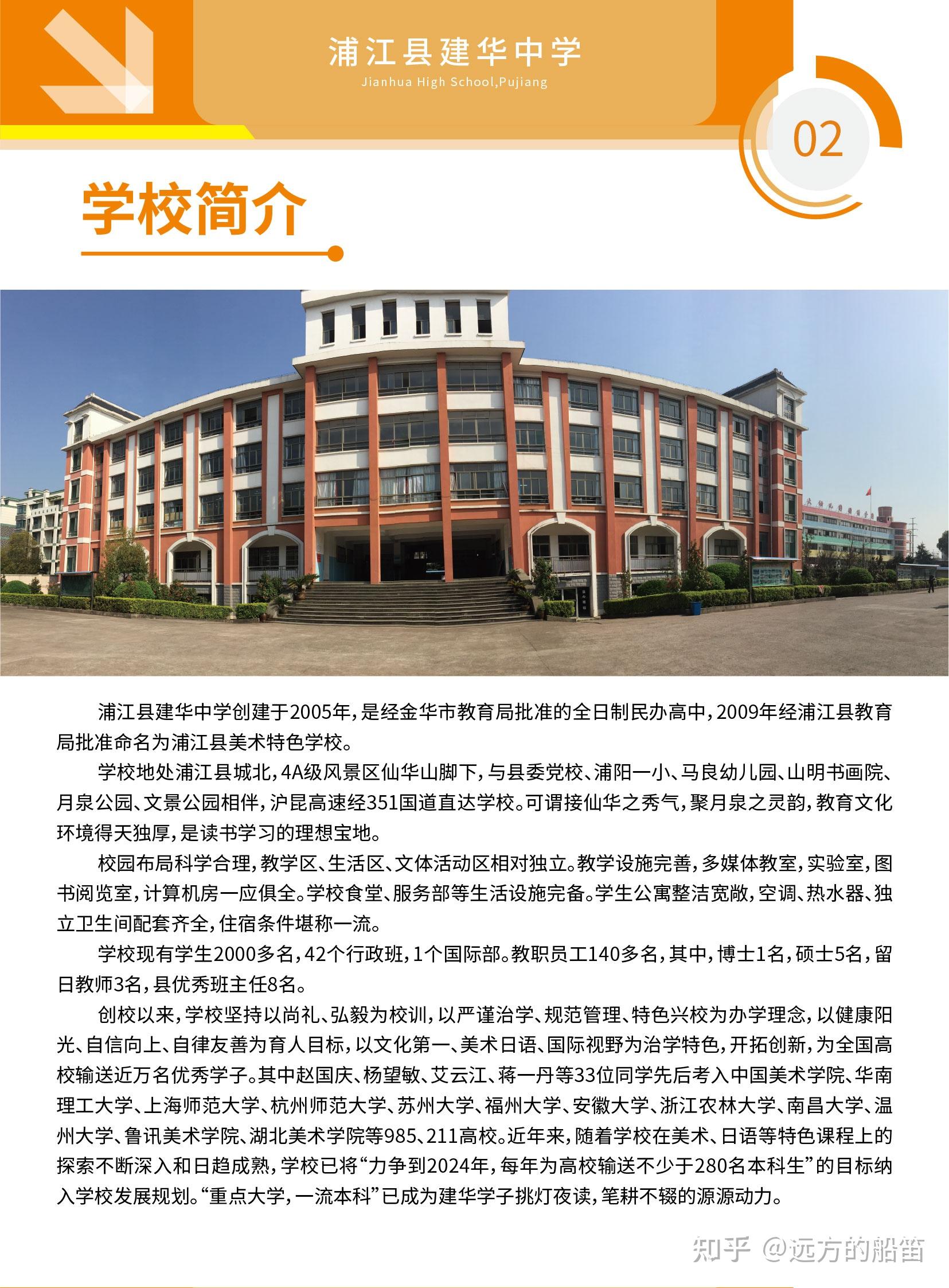 浦江县建华中学怎么样?
