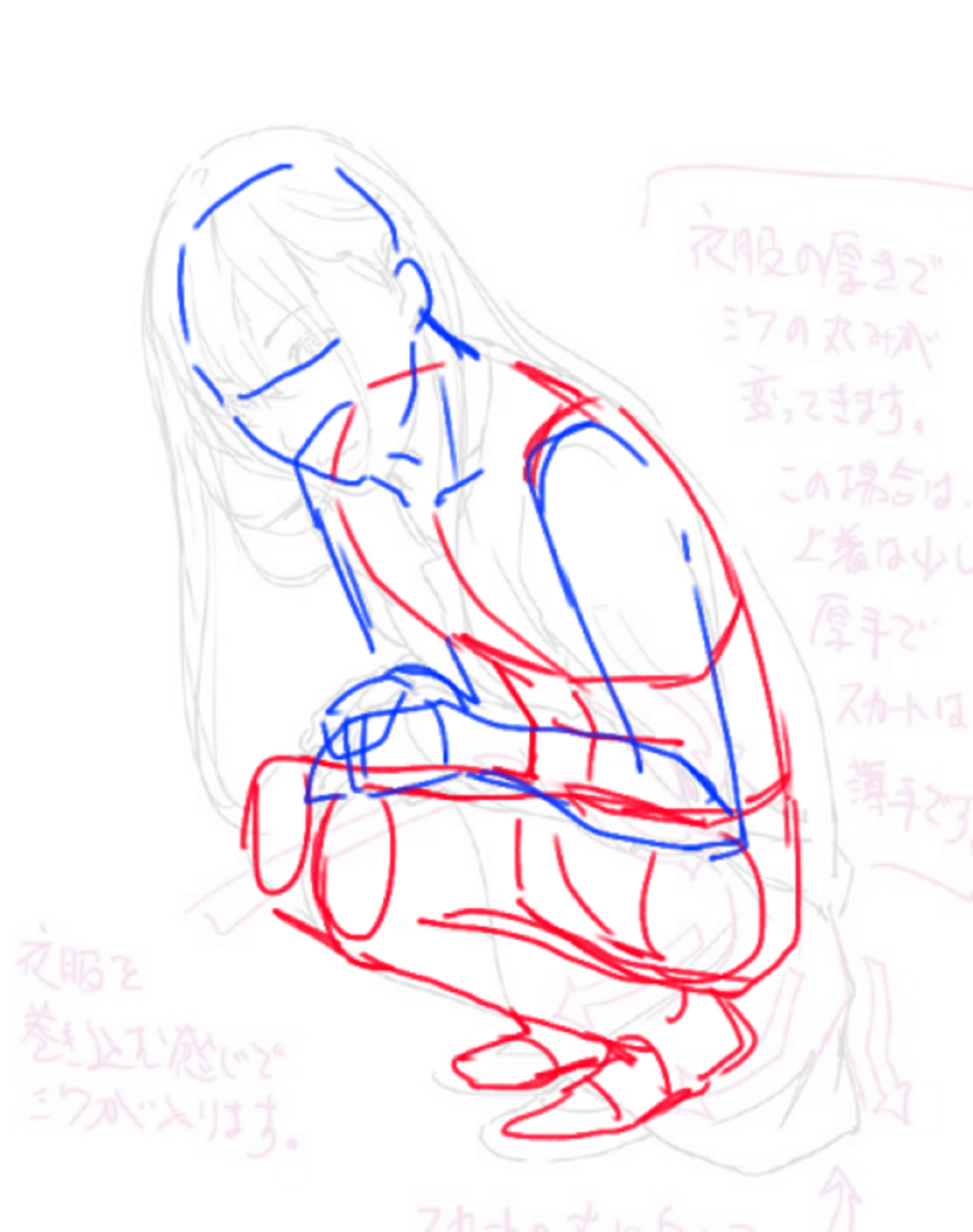 下蹲姿势的人体结构怎么理解,还有这2张图人体明显有问题吧? - 知乎