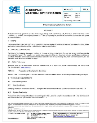 Delta Ferrite Chart.pdf SAE AMS2315H-2020【中文版翻译+PDF原版】 Determination of Delta Ferrite Content ...